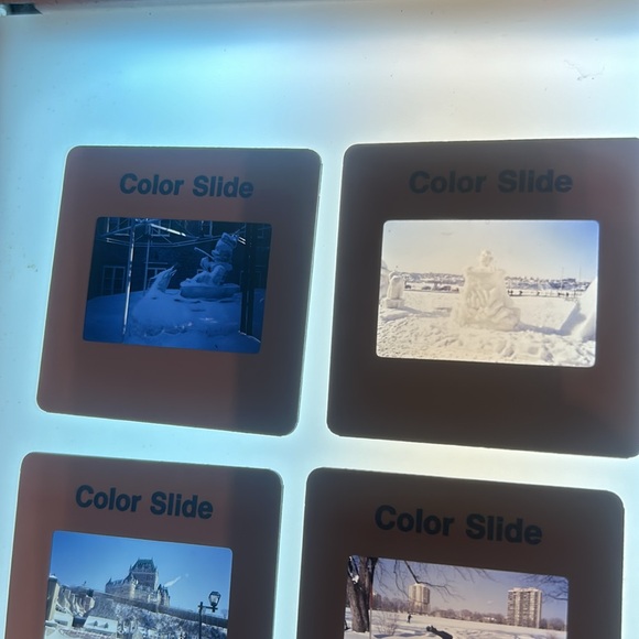 Photographic slides from Quebec Canada Snow sculptures mainly 1995 - Picture 5 of 14